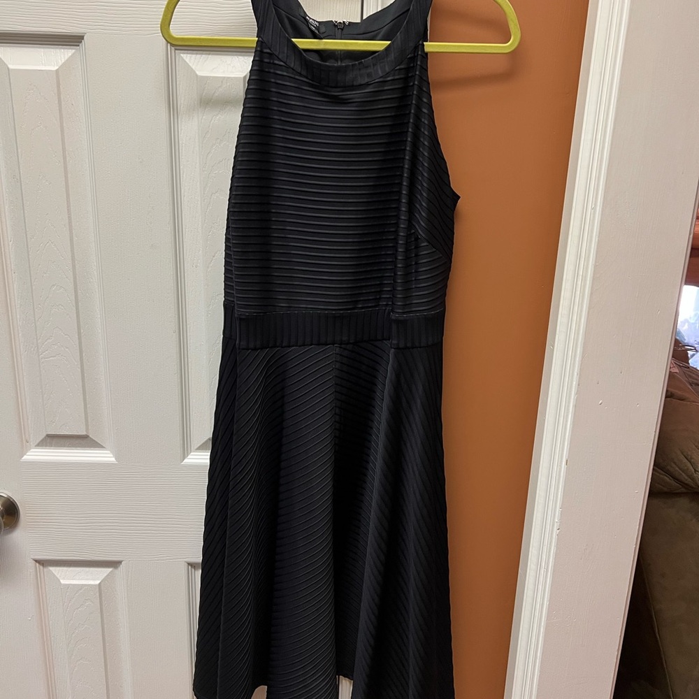 Alfani Black Striped Womens Formal Dress